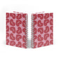 Personalised Valentine Heart Notebook with Silver Coil Spine View