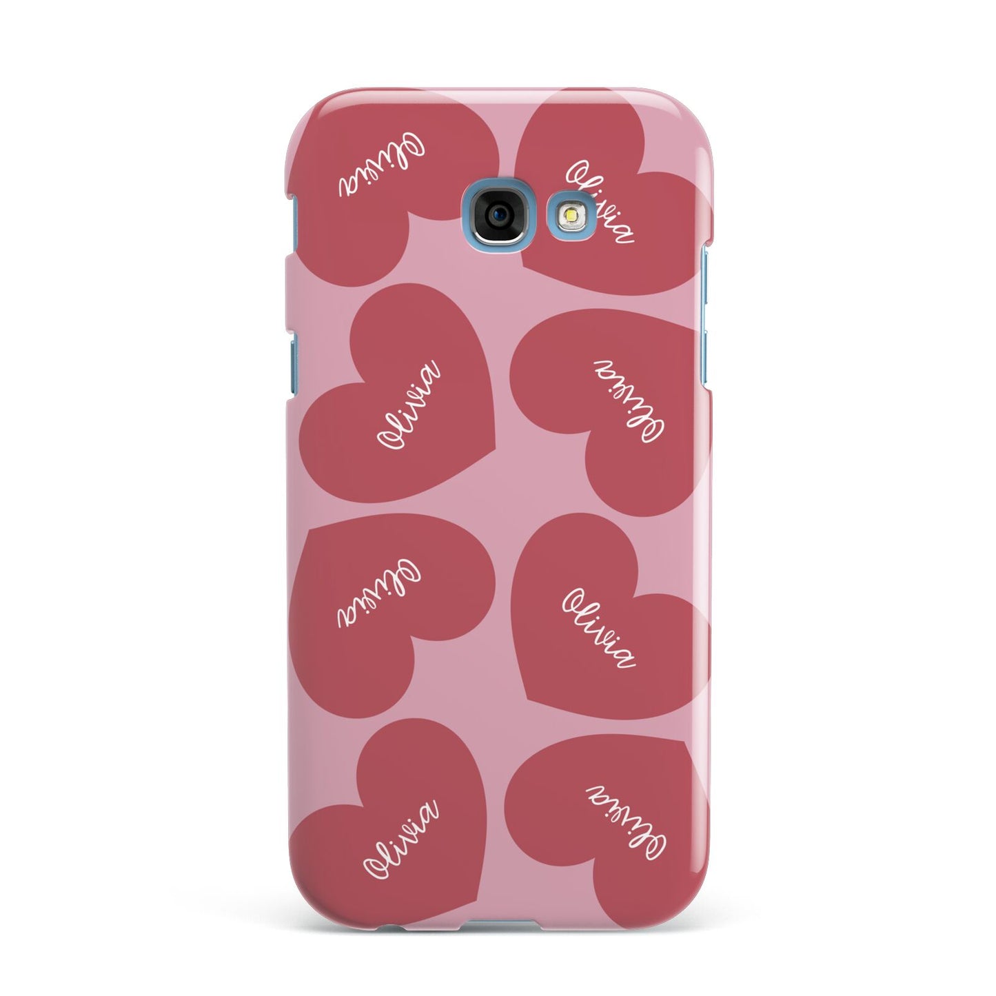 Personalised Valentine Heart Samsung Galaxy A7 2017 Case