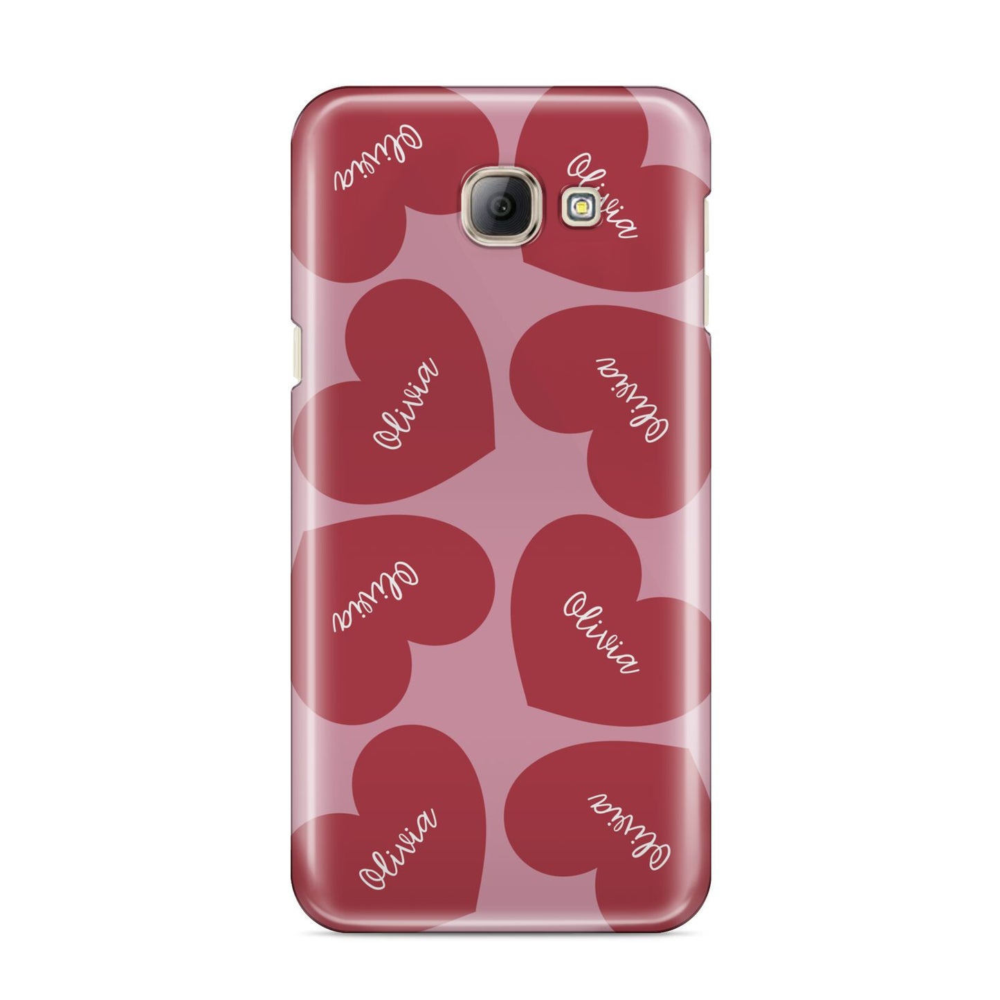 Personalised Valentine Heart Samsung Galaxy A8 2016 Case