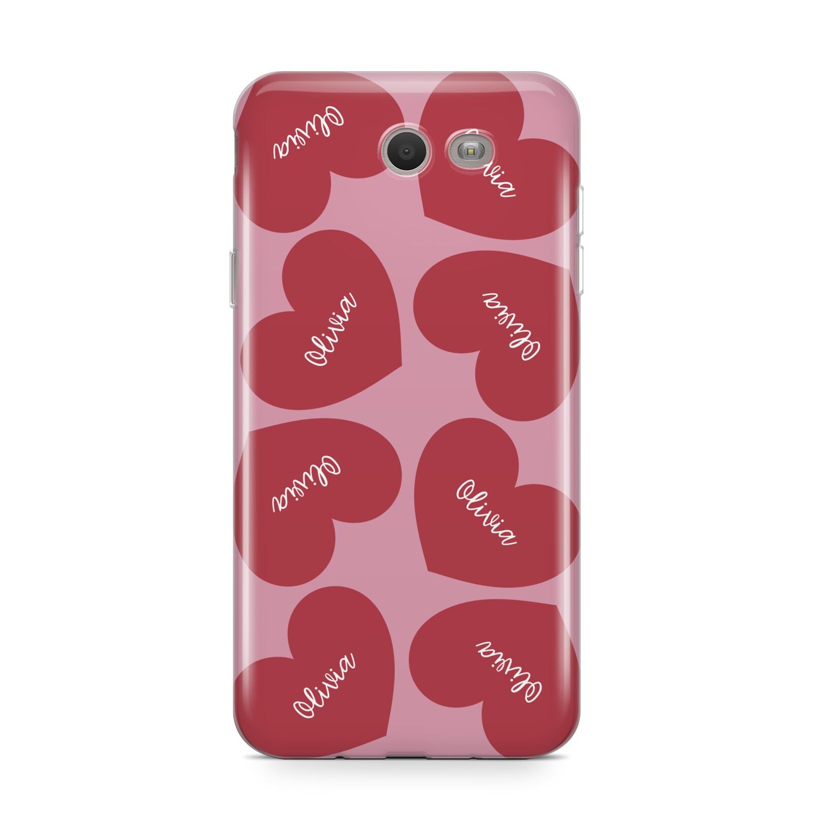 Personalised Valentine Heart Samsung Galaxy J7 2017 Case