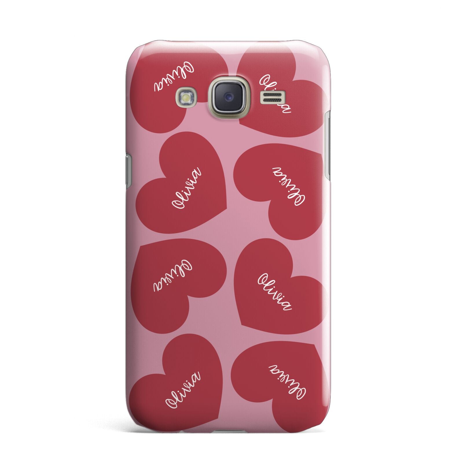 Personalised Valentine Heart Samsung Galaxy J7 Case