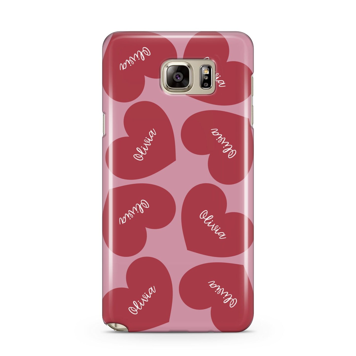 Personalised Valentine Heart Samsung Galaxy Note 5 Case