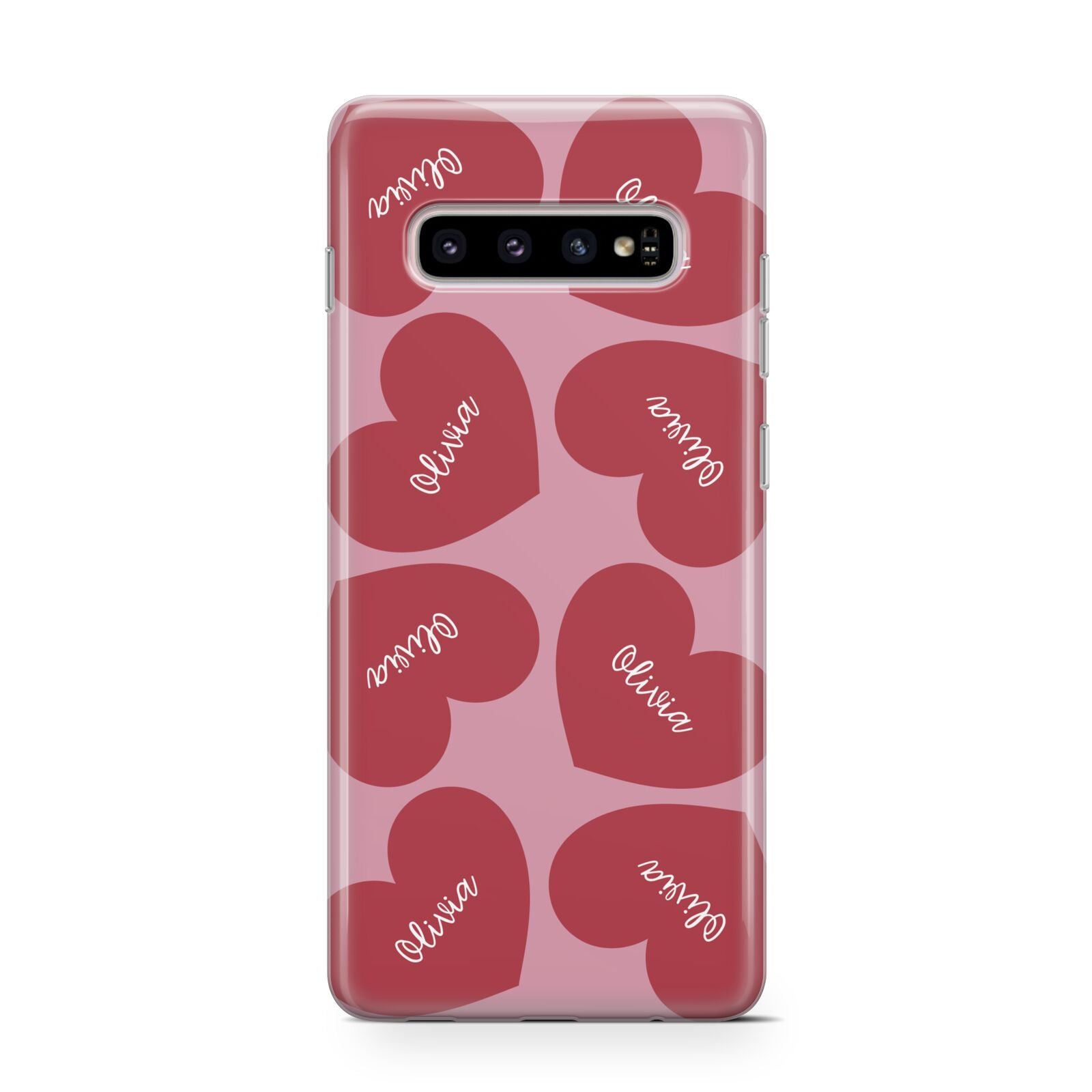 Personalised Valentine Heart Samsung Galaxy S10 Case