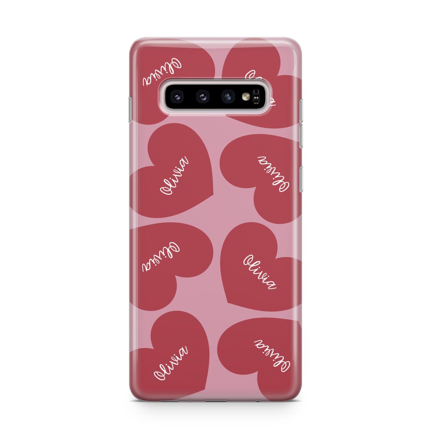 Personalised Valentine Heart Samsung Galaxy S10 Plus Case