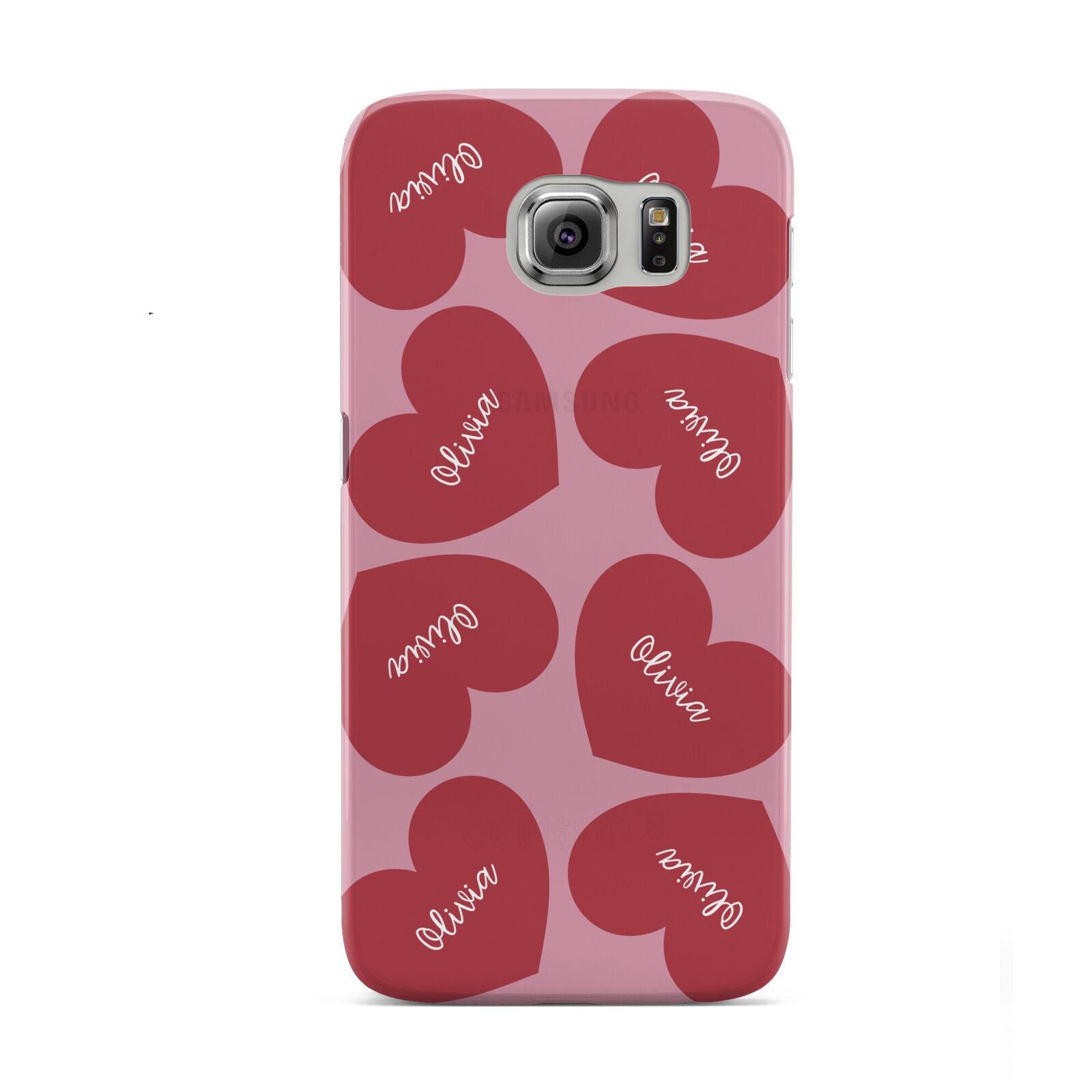Personalised Valentine Heart Samsung Galaxy S6 Case