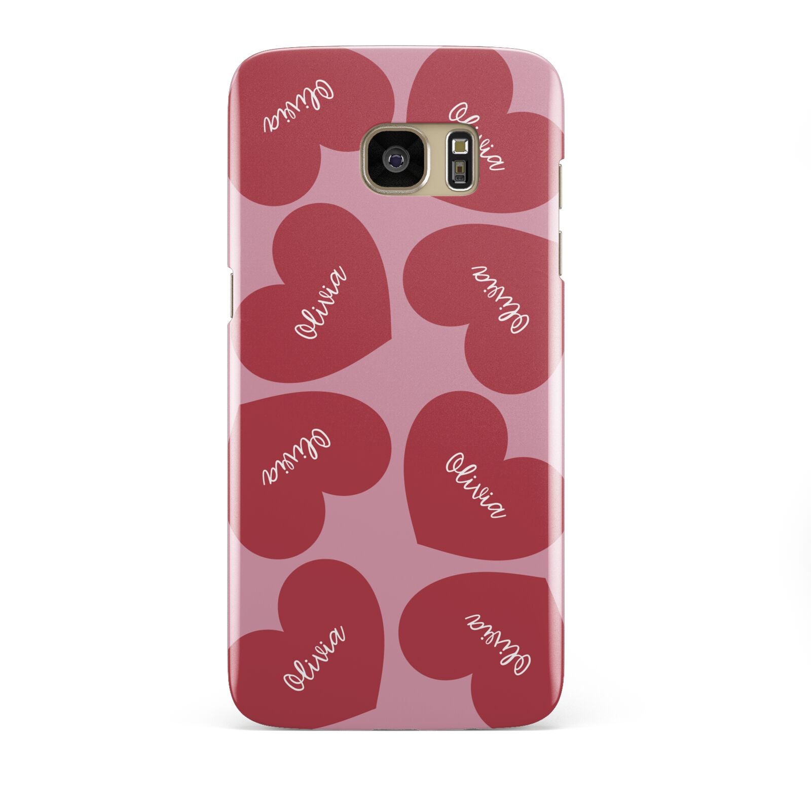 Personalised Valentine Heart Samsung Galaxy S7 Edge Case