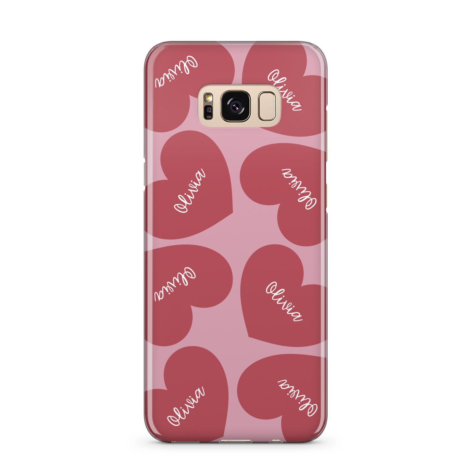 Personalised Valentine Heart Samsung Galaxy S8 Plus Case