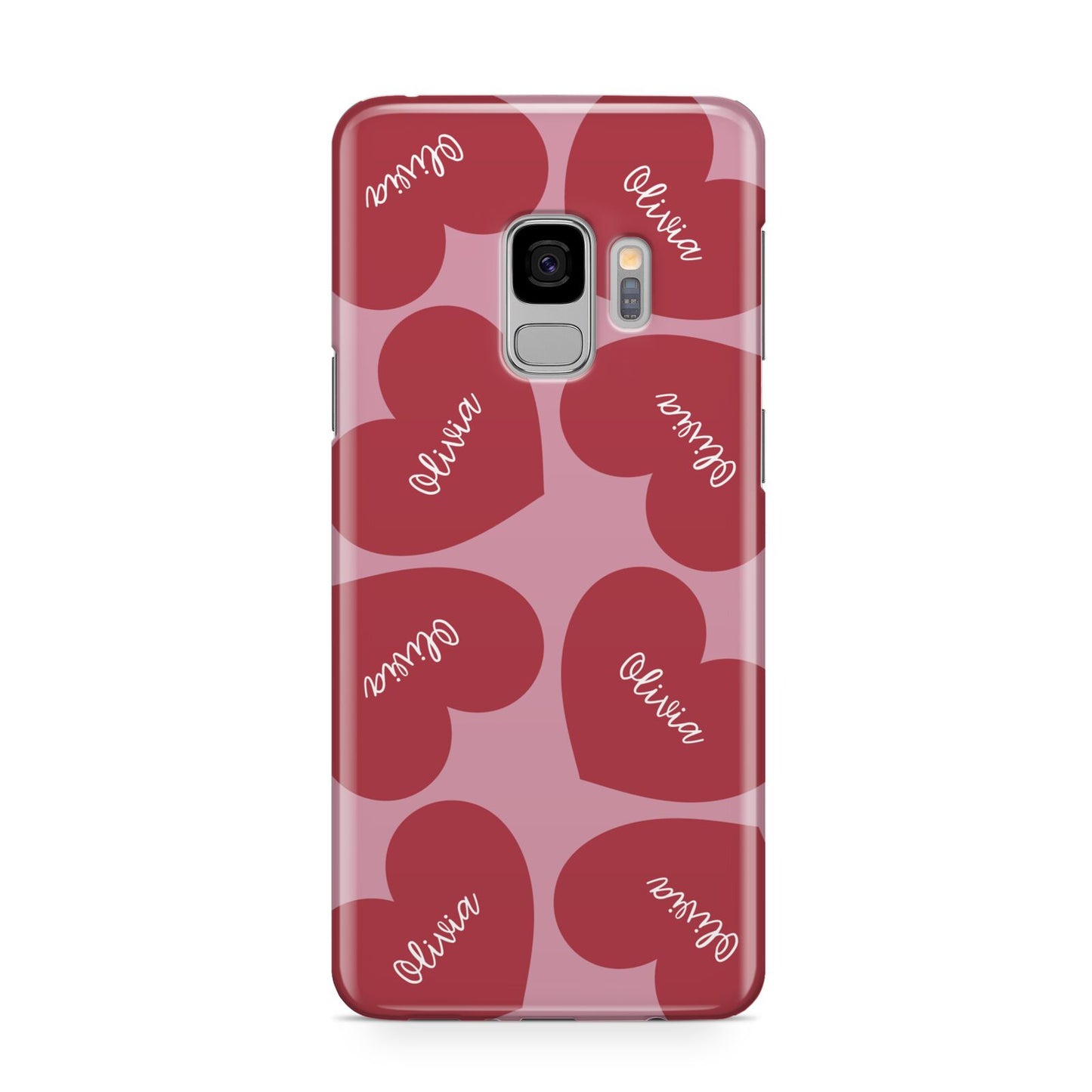 Personalised Valentine Heart Samsung Galaxy S9 Case