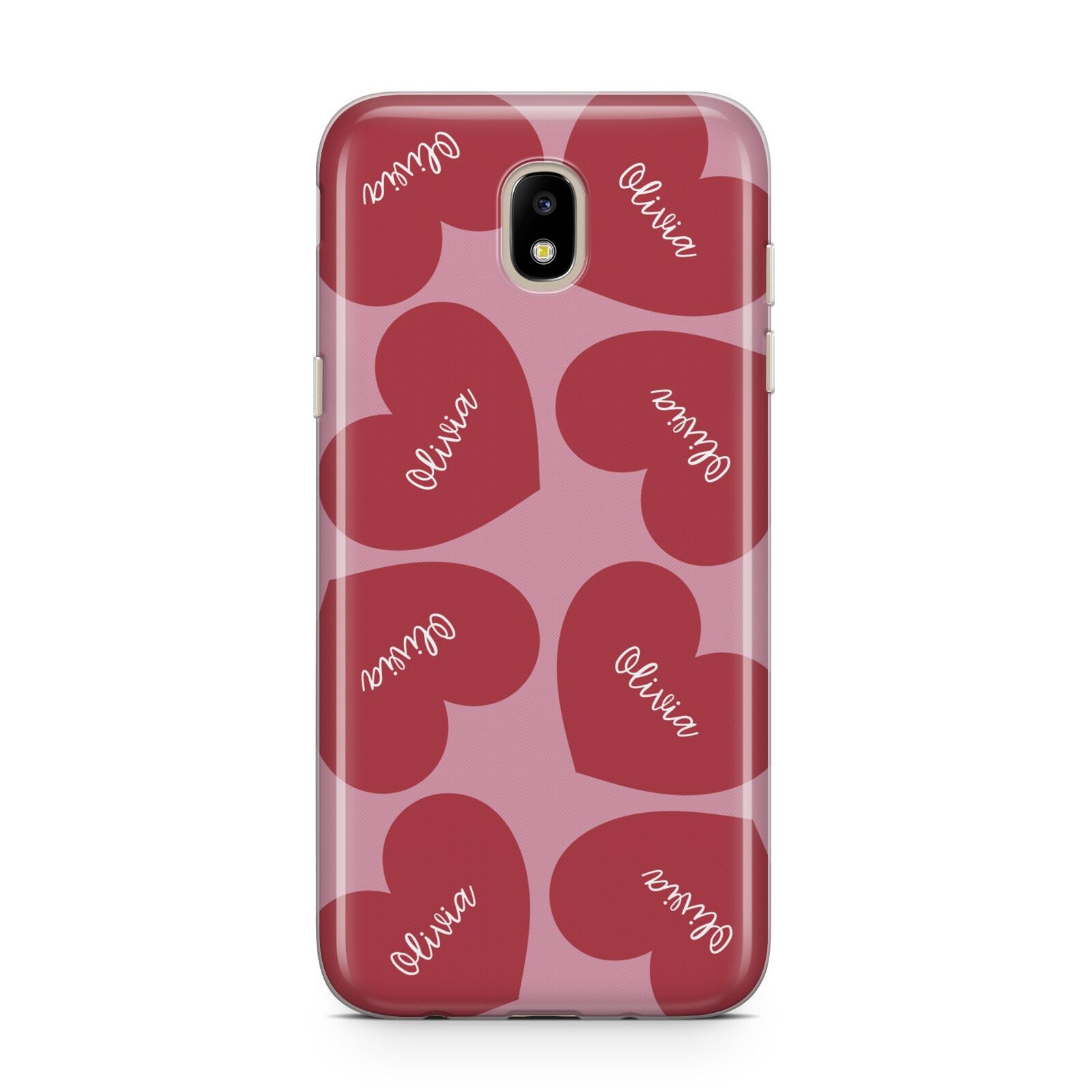 Personalised Valentine Heart Samsung J5 2017 Case