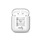 Personalised Valentine Name Clear Transparent AirPods Case