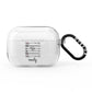 Personalised Valentine Name Clear Transparent AirPods Pro Clear Case
