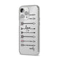 Personalised Valentine Name Clear Transparent iPhone 14 Pro Max Clear Tough Case Silver Angled Image