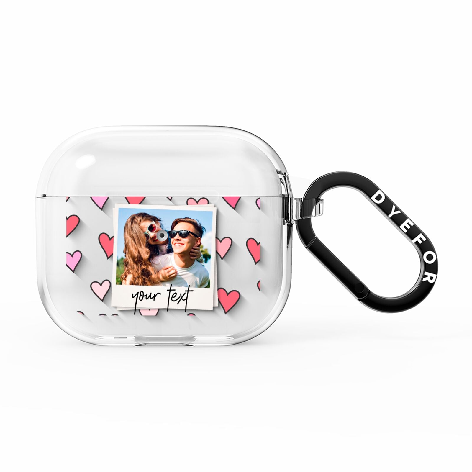 Personalised Valentine s Day Photo AirPods Clear Case 3rd Gen