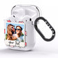 Personalised Valentine s Day Photo AirPods Clear Case Side Image