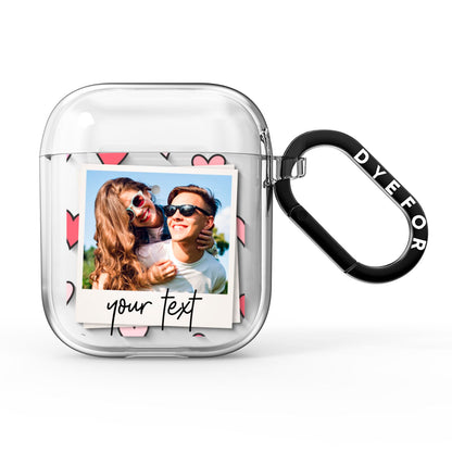 Personalised Valentine s Day Photo AirPods Clear Case