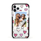 Personalised Valentine s Day Photo Apple iPhone 11 Pro in Silver with Black Impact Case