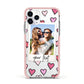 Personalised Valentine s Day Photo Apple iPhone 11 Pro in Silver with Pink Impact Case