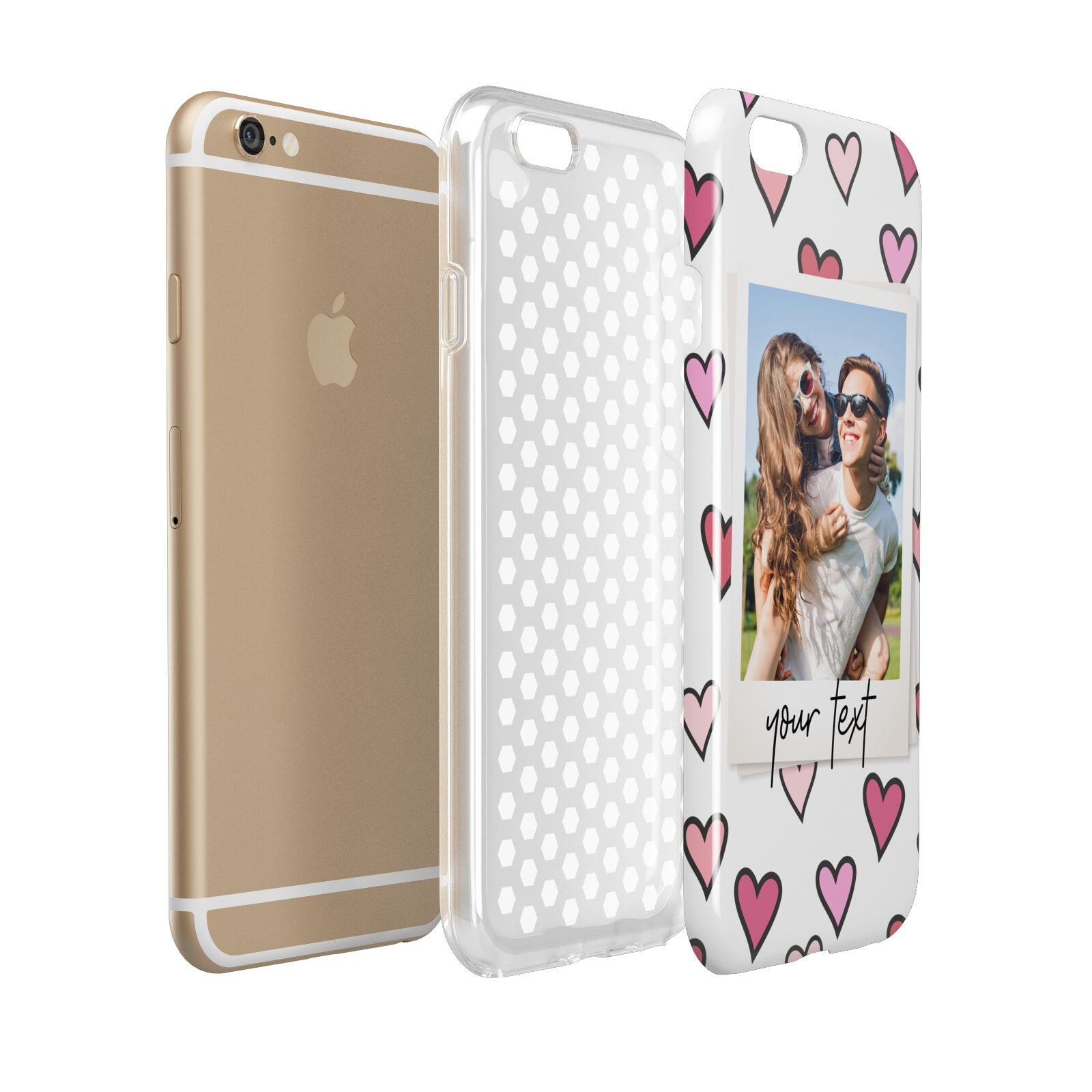 Personalised Valentine s Day Photo Apple iPhone 6 3D Tough Case Expanded view