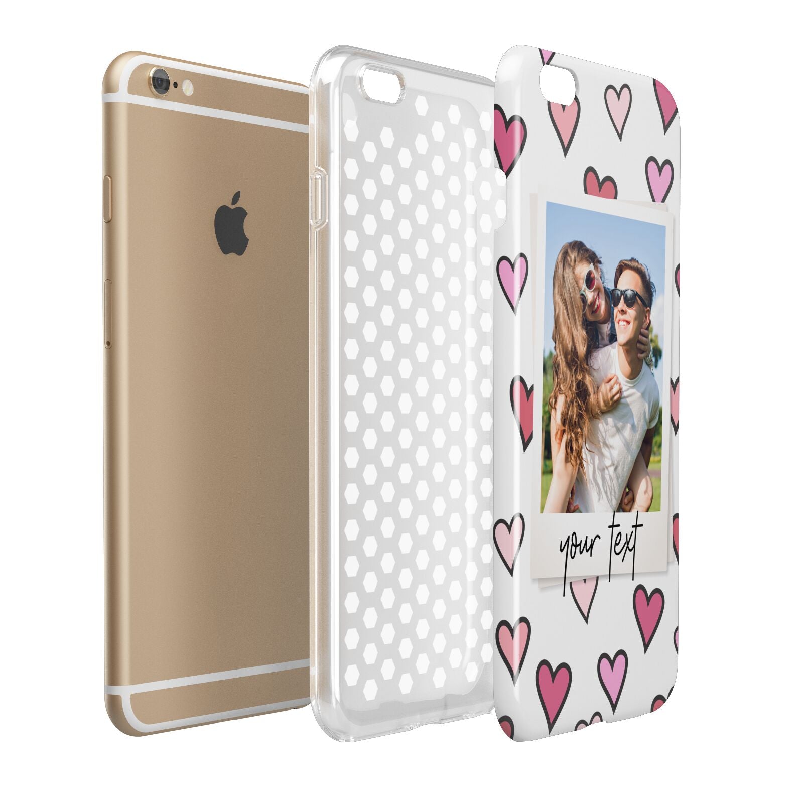 Personalised Valentine s Day Photo Apple iPhone 6 Plus 3D Tough Case Expand Detail Image