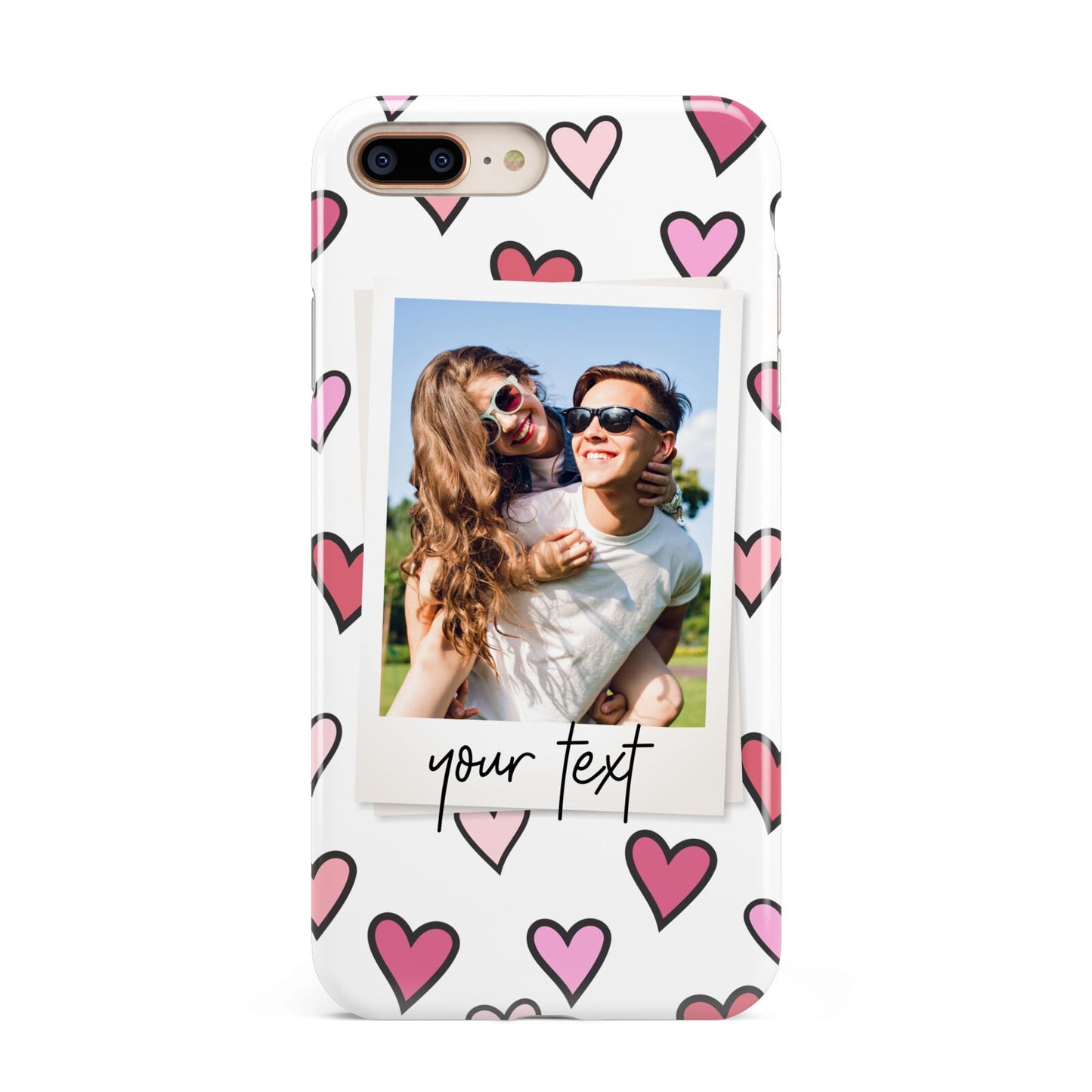 Personalised Valentine s Day Photo Apple iPhone 7 8 Plus 3D Tough Case