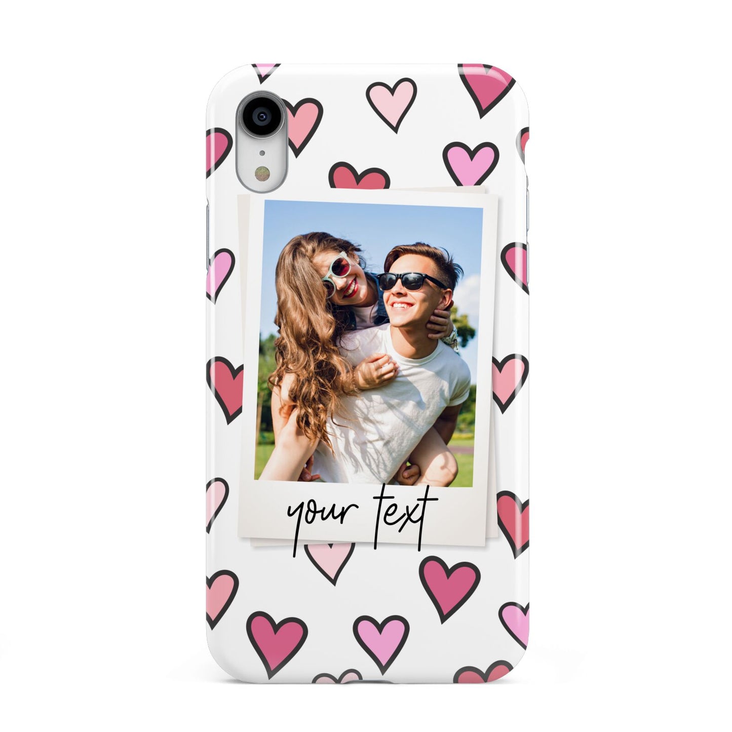 Personalised Valentine s Day Photo Apple iPhone XR White 3D Tough Case