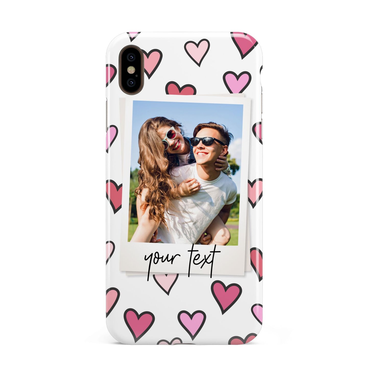 Personalised Valentine s Day Photo Apple iPhone Xs Max 3D Tough Case