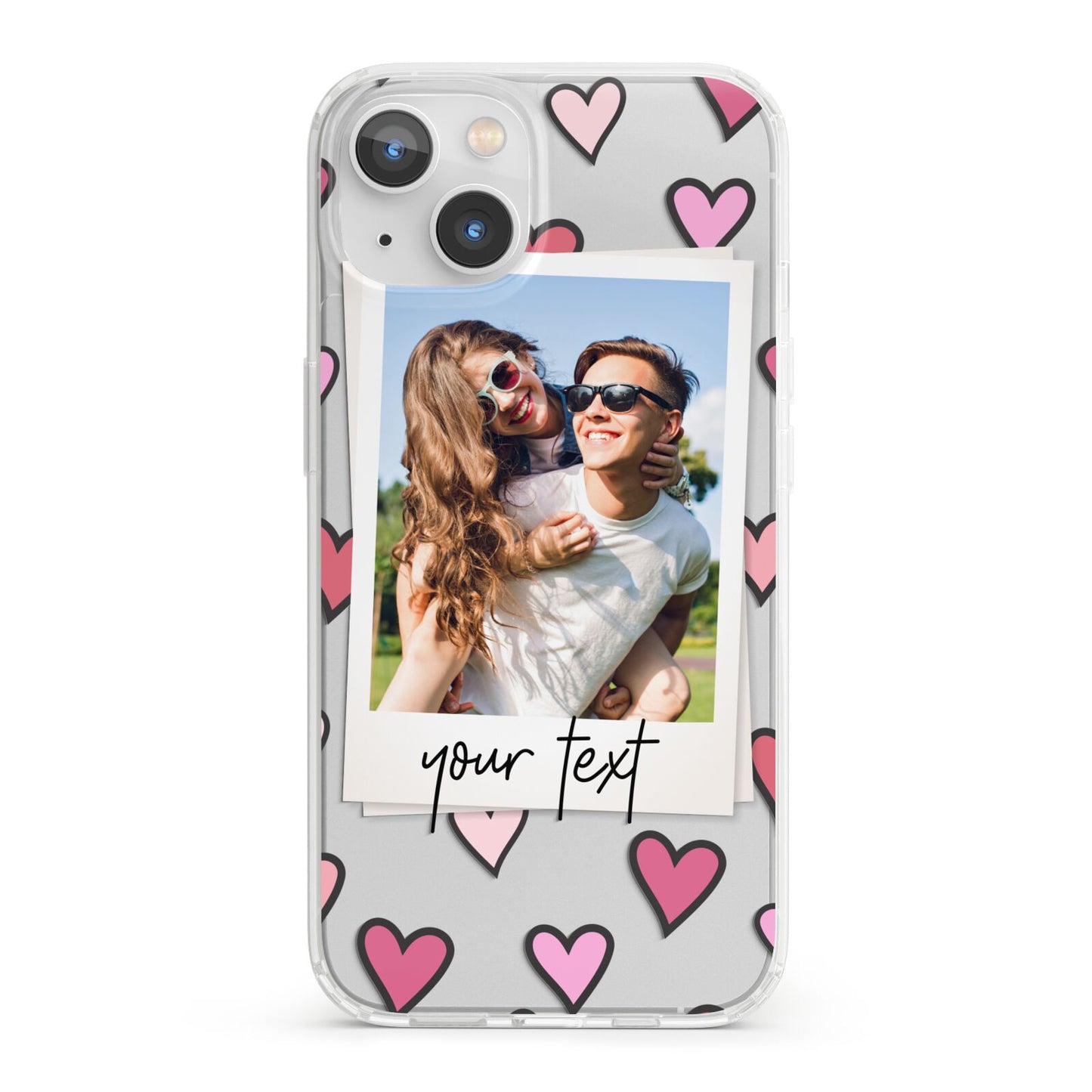 Personalised Valentine s Day Photo iPhone 13 Clear Bumper Case
