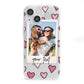 Personalised Valentine s Day Photo iPhone 13 Mini Clear Bumper Case