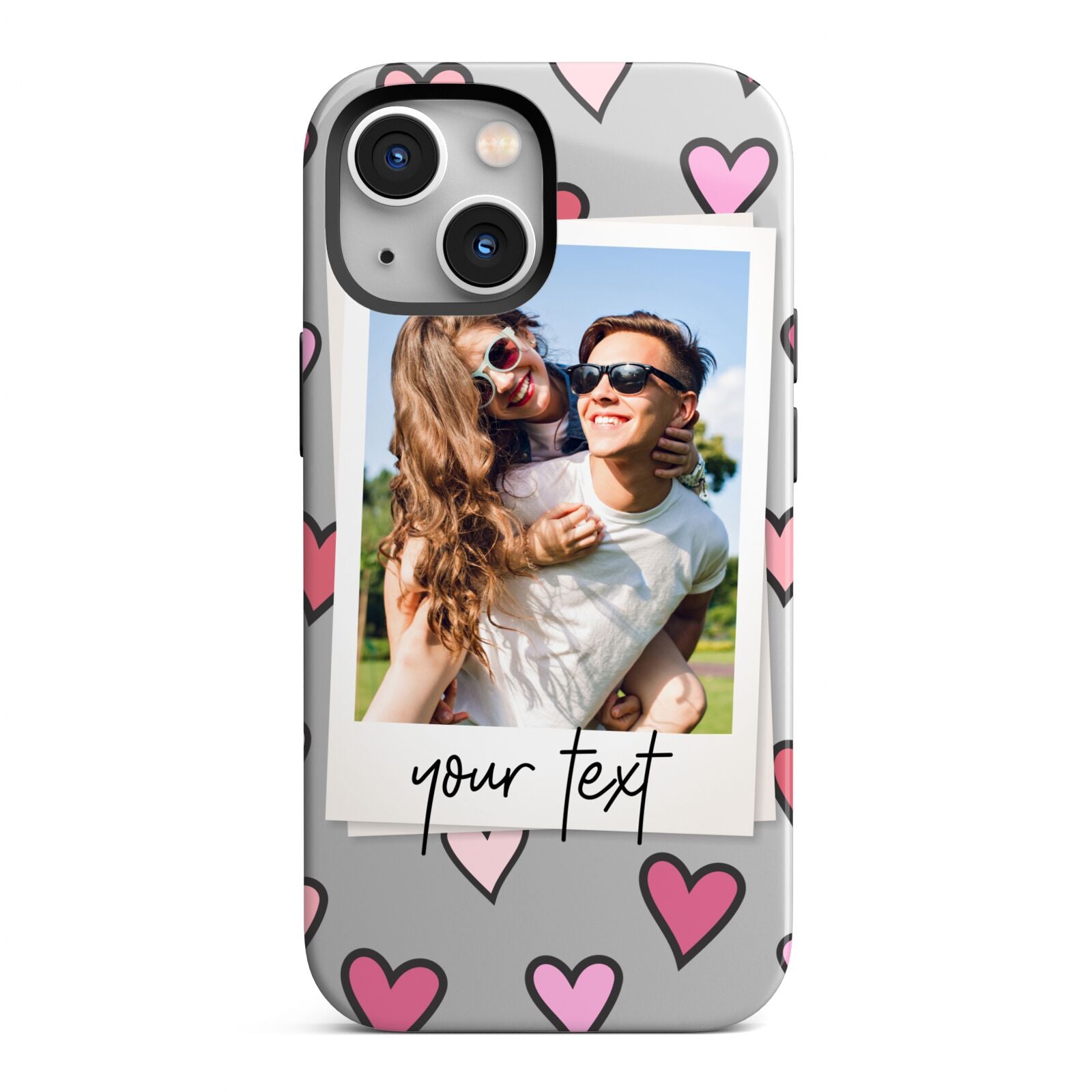 Personalised Valentine s Day Photo iPhone 13 Mini Full Wrap 3D Tough Case