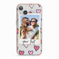 Personalised Valentine s Day Photo iPhone 13 TPU Impact Case with Pink Edges