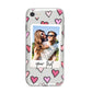 Personalised Valentine s Day Photo iPhone 8 Bumper Case on Silver iPhone