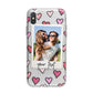 Personalised Valentine s Day Photo iPhone X Bumper Case on Silver iPhone Alternative Image 1