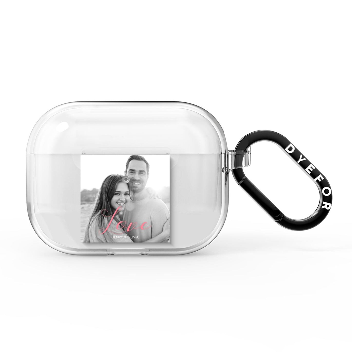 Personalised Valentines Day Photo AirPods Pro Clear Case
