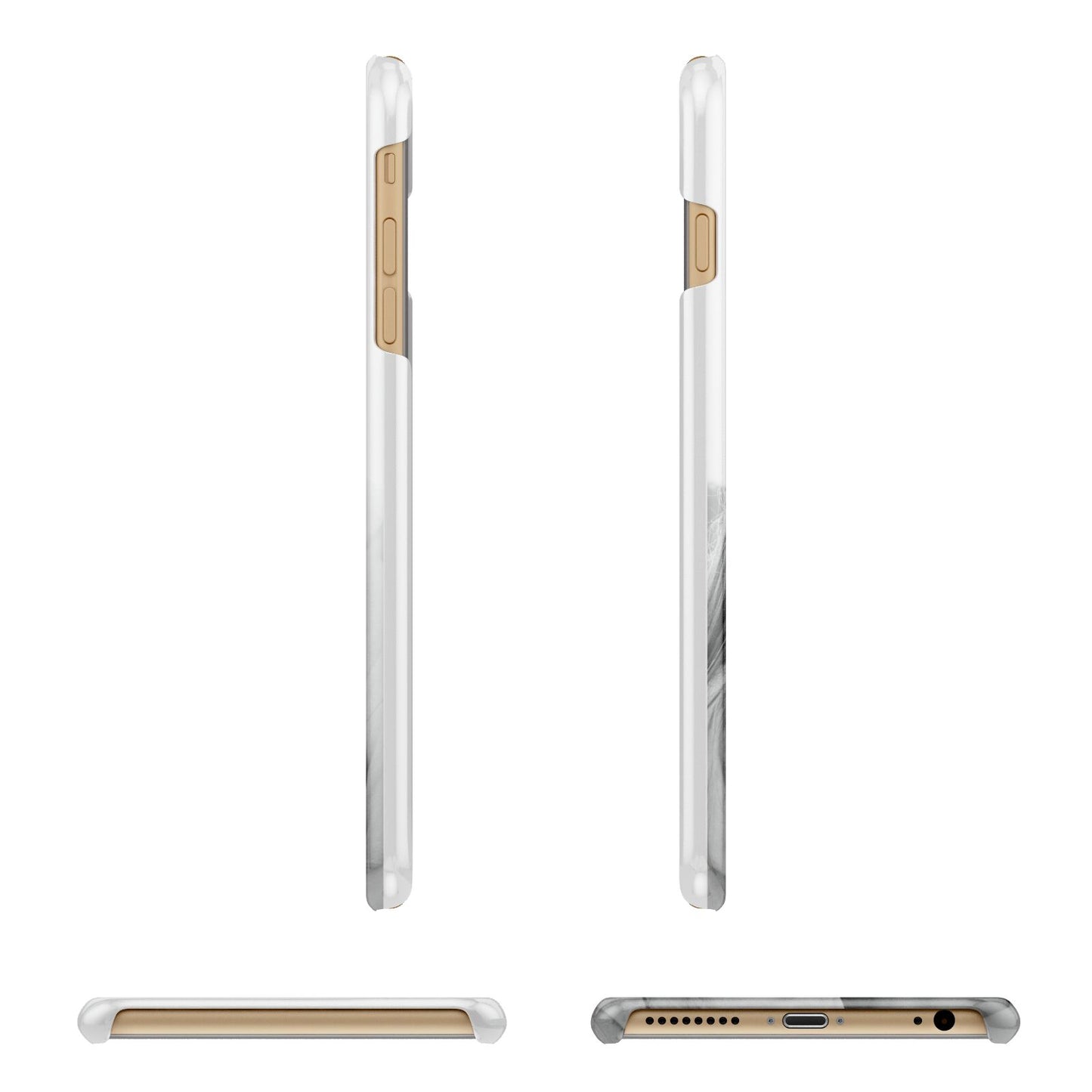 Personalised Valentines Day Photo Apple iPhone 6 Plus 3D Wrap Snap Case Angled Images