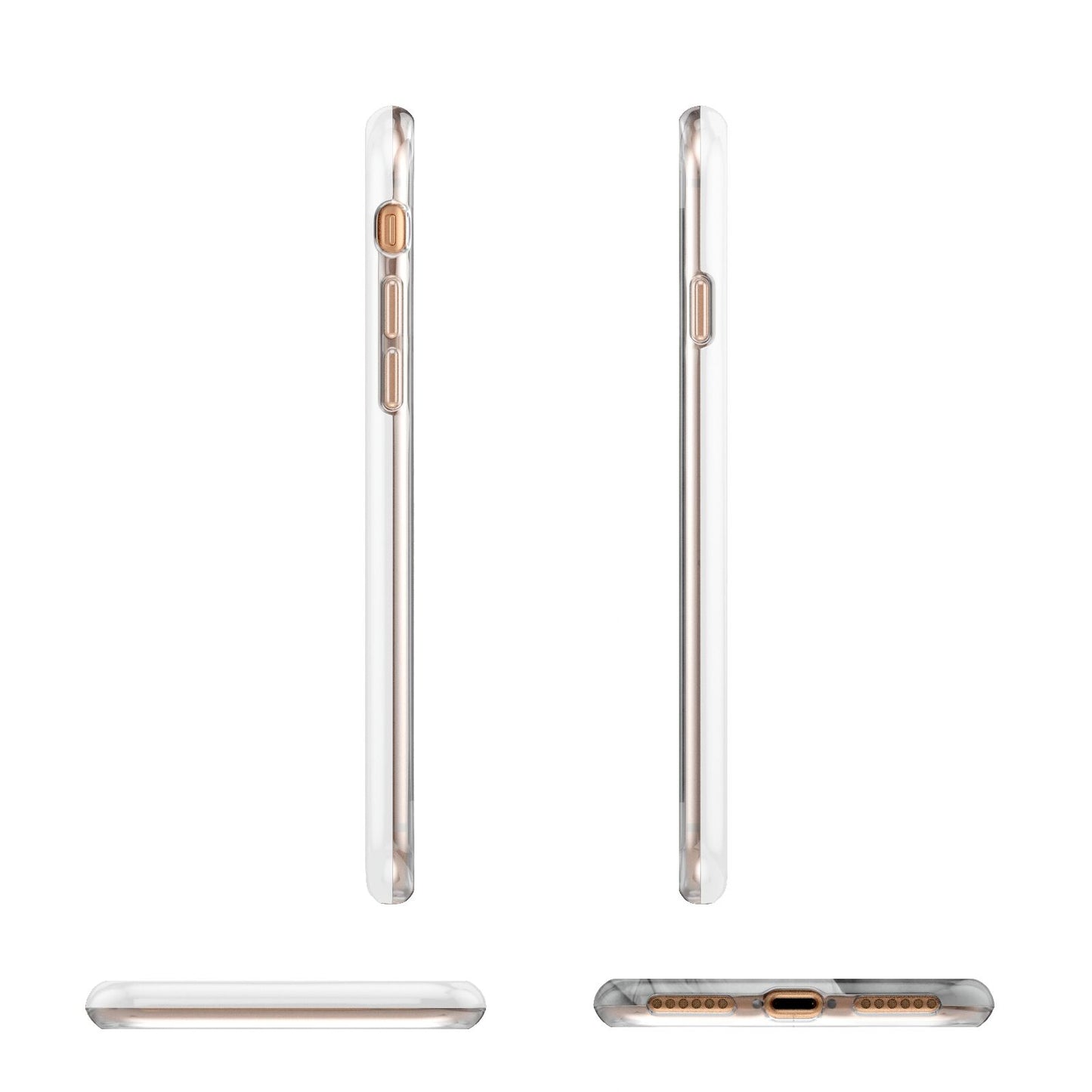 Personalised Valentines Day Photo Apple iPhone 7 8 3D Wrap Tough Case Alternative Image Angles