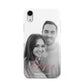 Personalised Valentines Day Photo Apple iPhone XR White 3D Tough Case