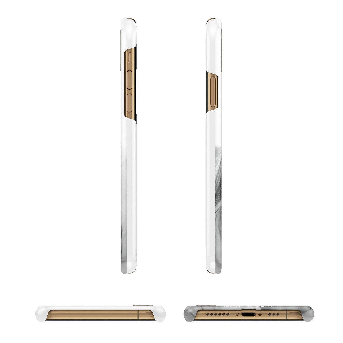 Personalised Valentines Day Photo Apple iPhone Xs 3D Wrap Snap Case Angled Images