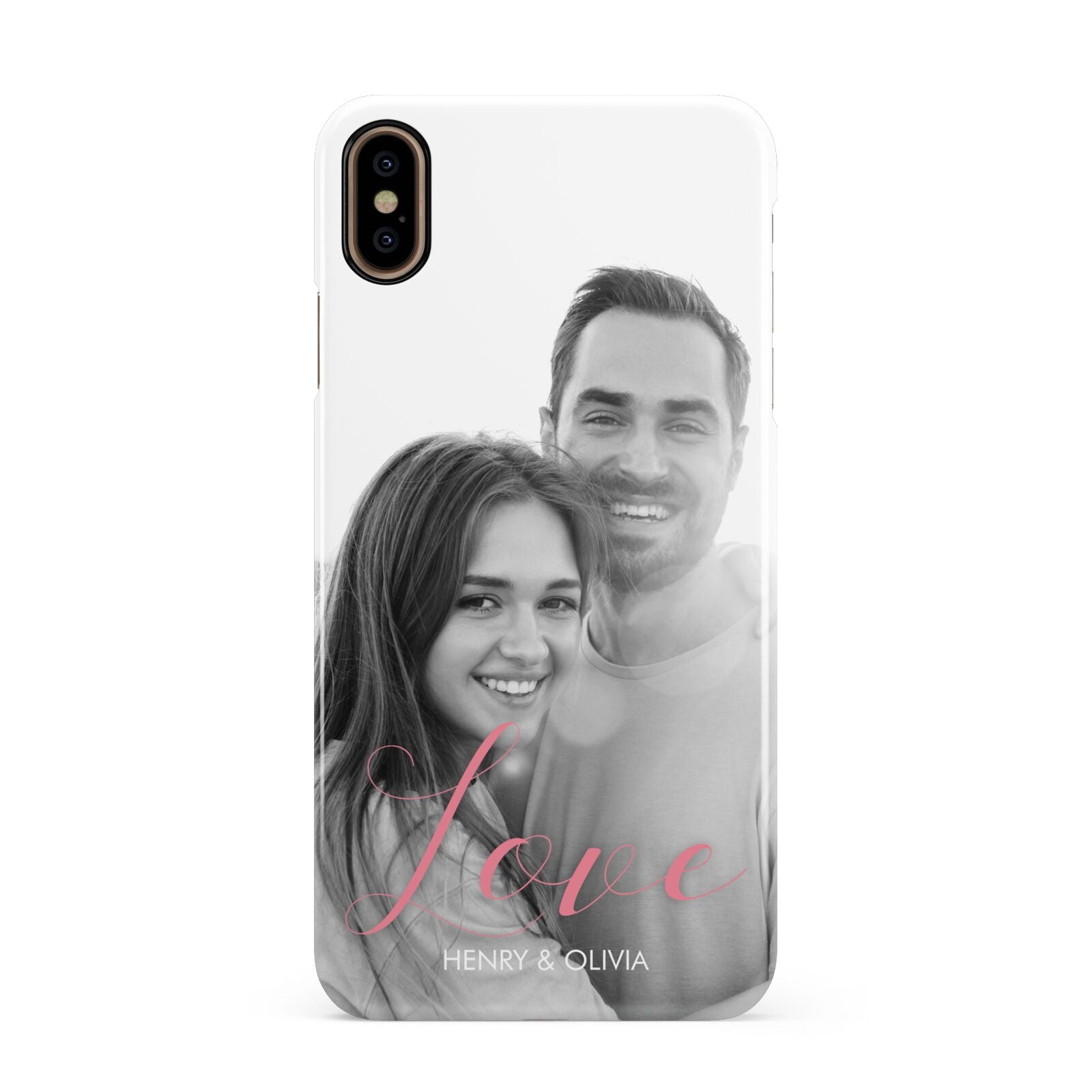 Personalised Valentines Day Photo Apple iPhone Xs Max 3D Snap Case