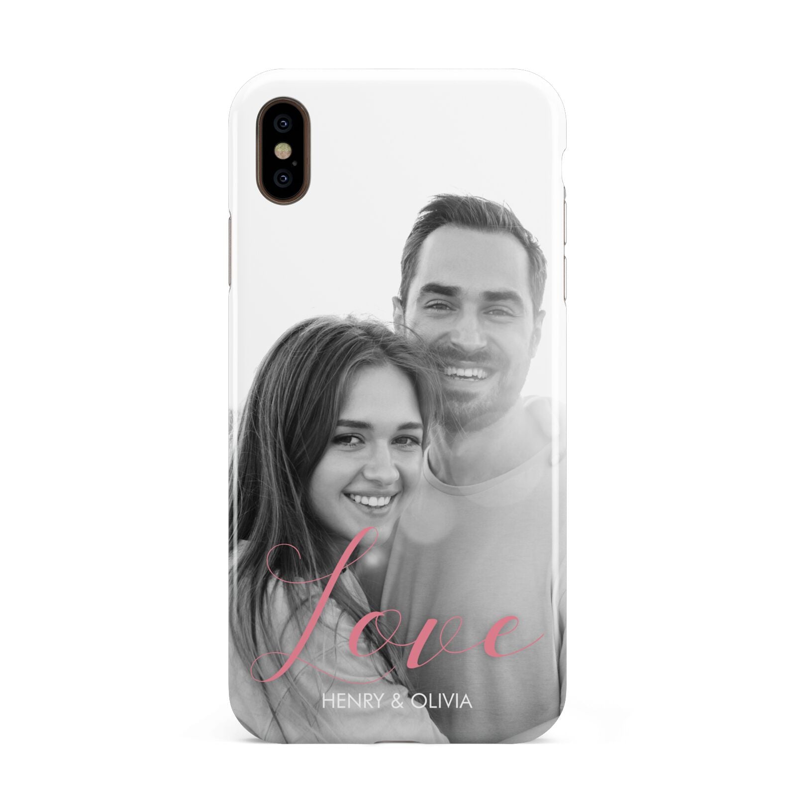 Personalised Valentines Day Photo Apple iPhone Xs Max 3D Tough Case