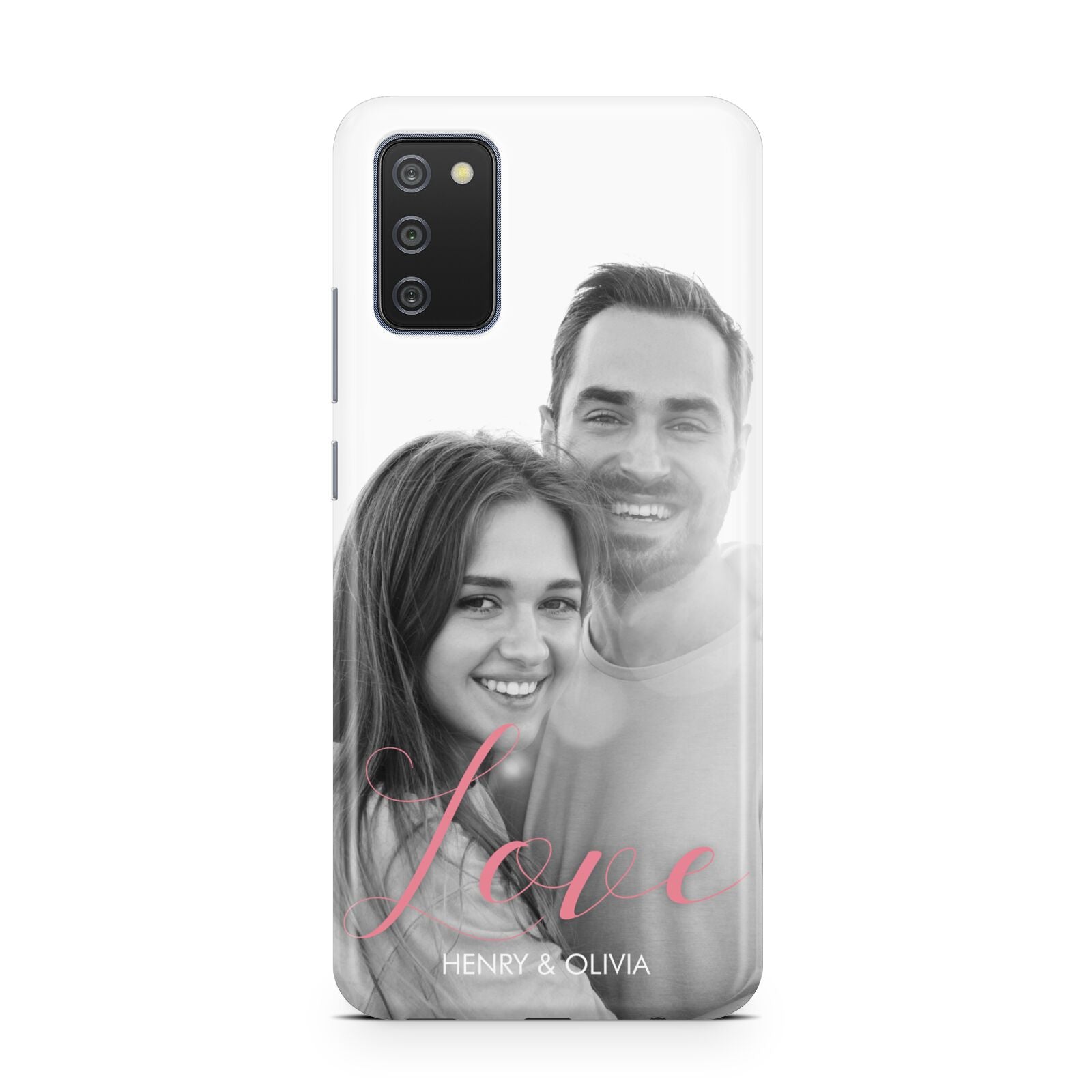 Personalised Valentines Day Photo Samsung A02s Case