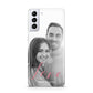 Personalised Valentines Day Photo Samsung S21 Plus Case