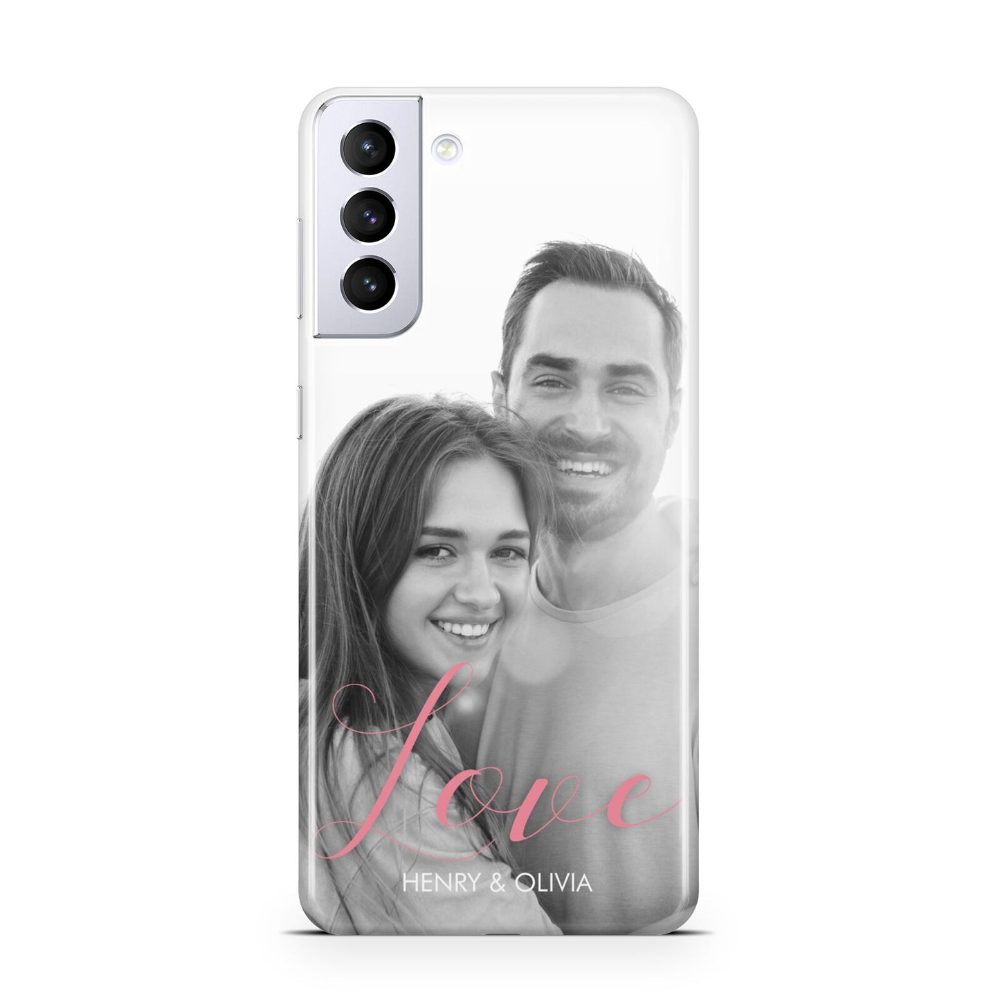 Personalised Valentines Day Photo Samsung S21 Plus Case