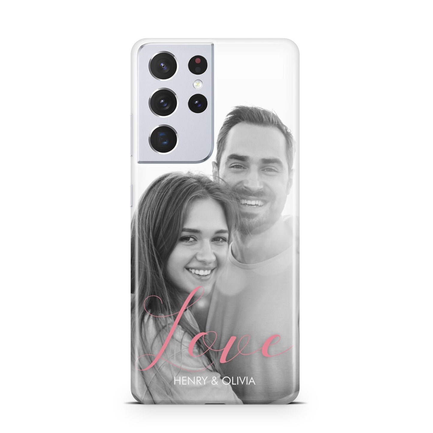 Personalised Valentines Day Photo Samsung S21 Ultra Case