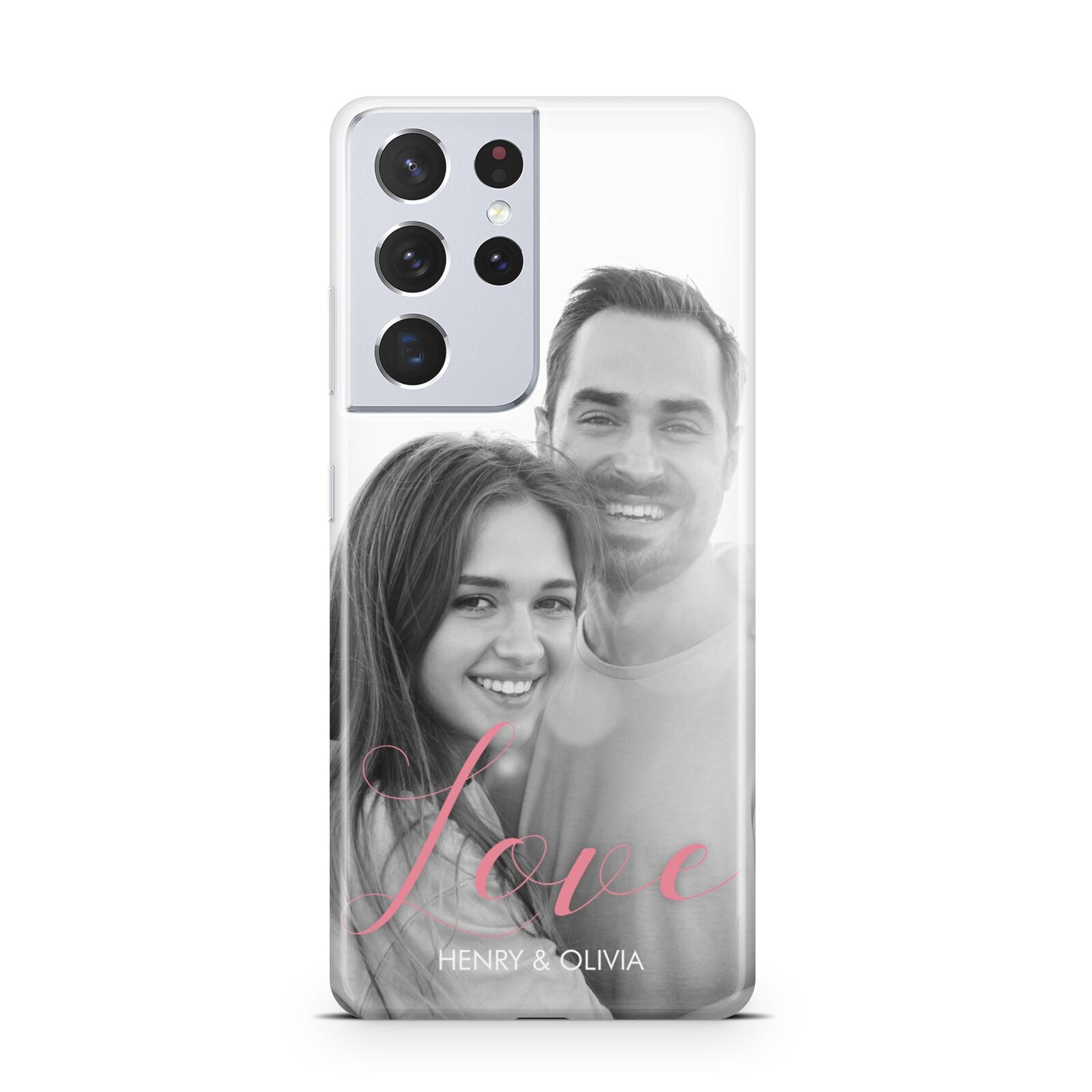 Personalised Valentines Day Photo Samsung S21 Ultra Case