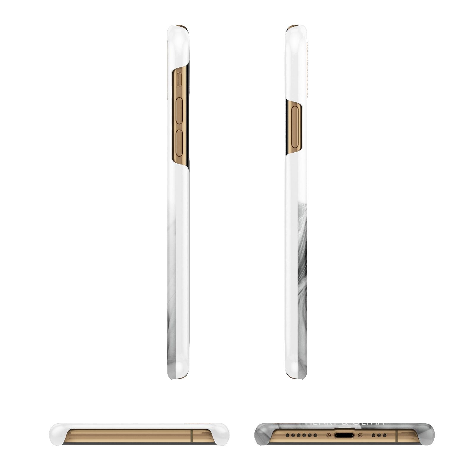 Personalised Valentines Day Photo iPhone 11 3D Snap Case Angle Images