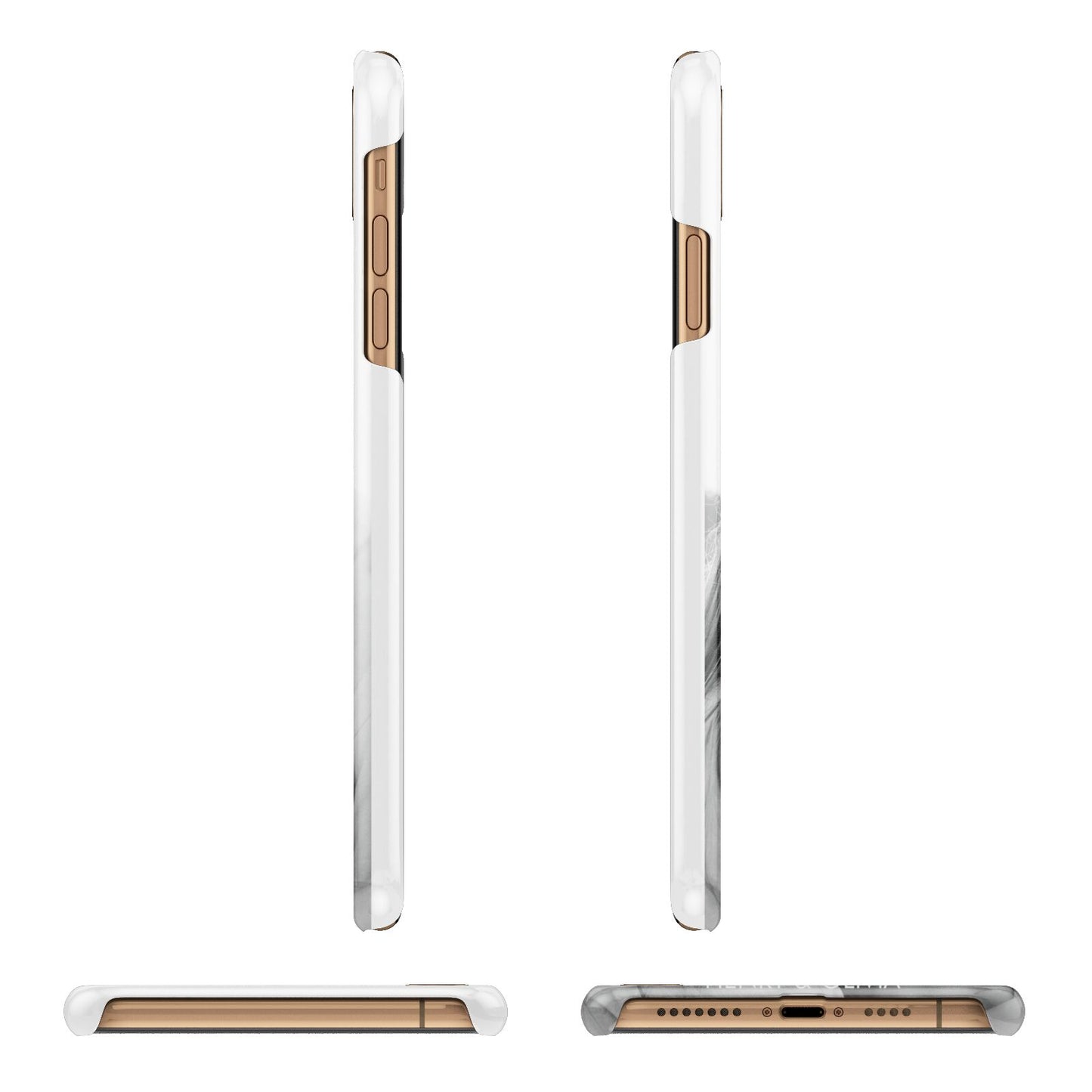 Personalised Valentines Day Photo iPhone 11 Pro Max 3D Snap Case Angle Images