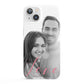 Personalised Valentines Day Photo iPhone 13 Full Wrap 3D Snap Case