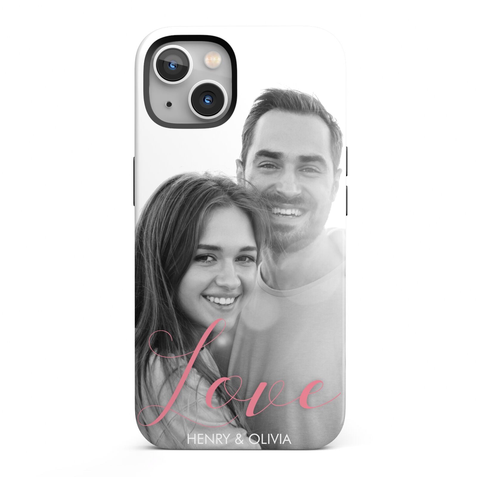 Personalised Valentines Day Photo iPhone 13 Full Wrap 3D Tough Case