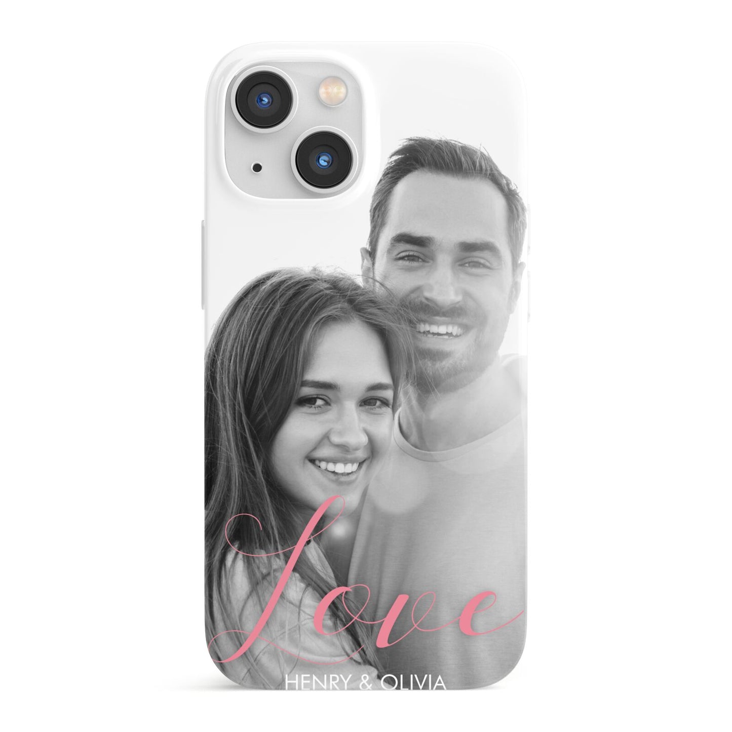 Personalised Valentines Day Photo iPhone 13 Mini Full Wrap 3D Snap Case