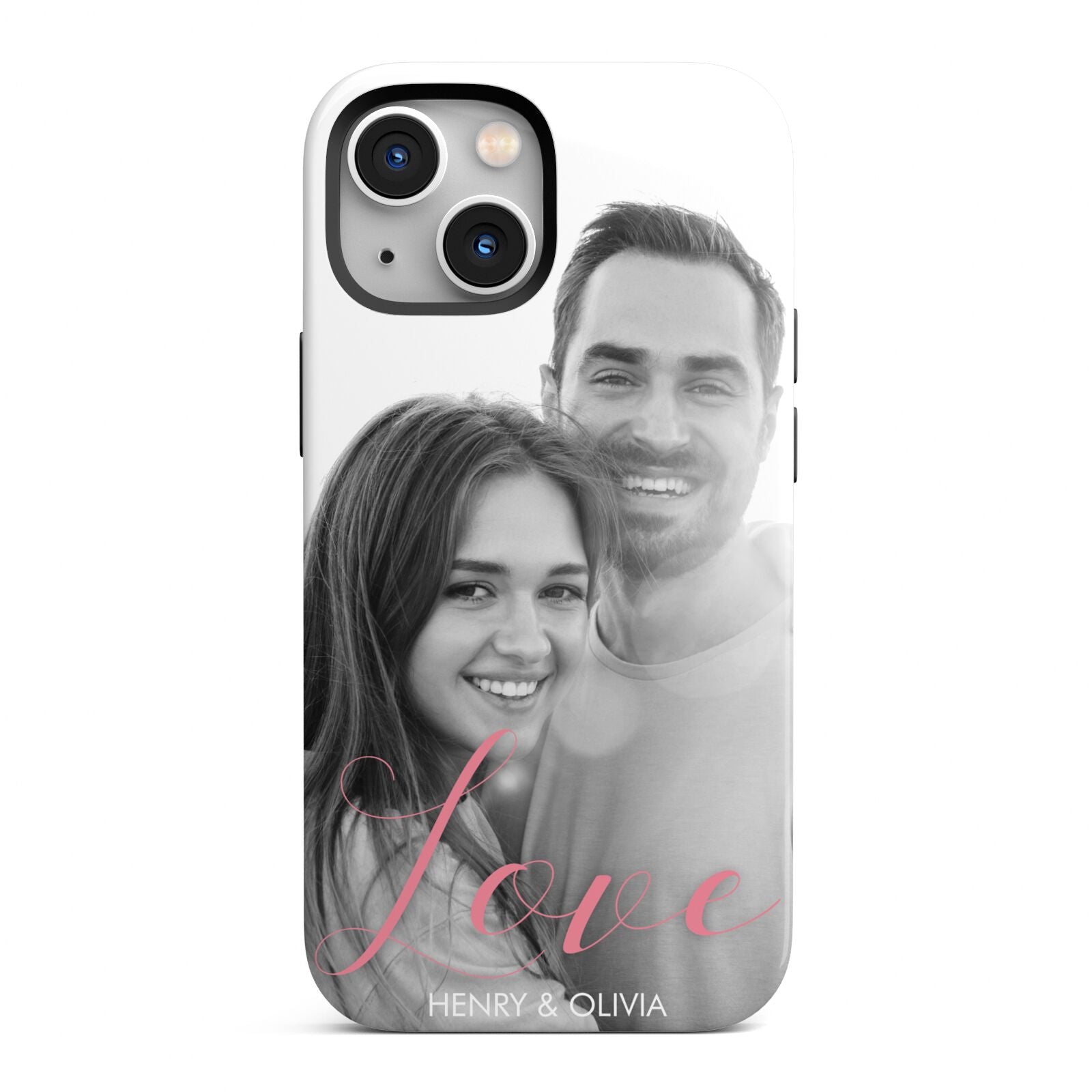 Personalised Valentines Day Photo iPhone 13 Mini Full Wrap 3D Tough Case